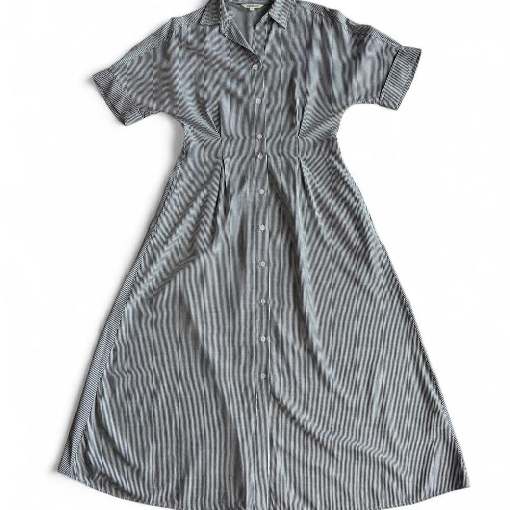 Max-studio Women's Grey and Tan Dress